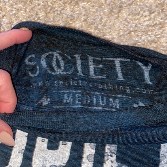 Mens society short sleeve T-shirt perfect used condition - Picture 4 of 7